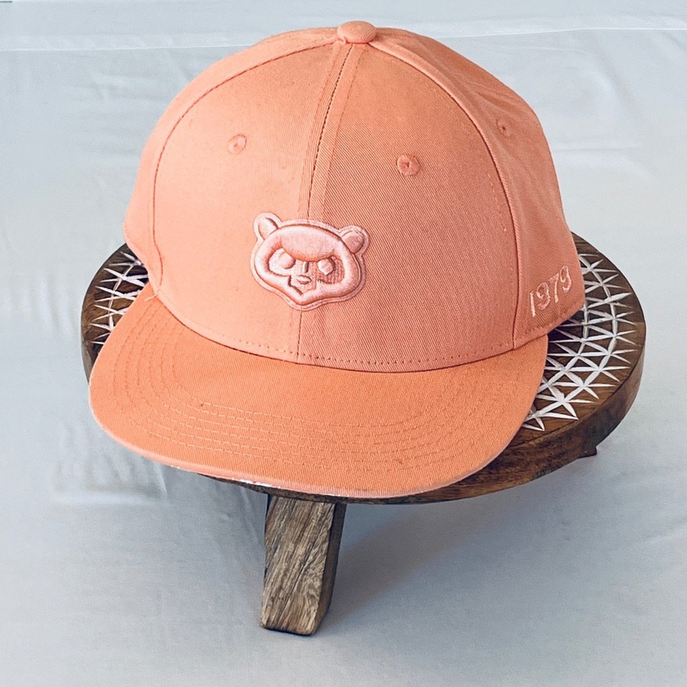 Melon‎ Wear Chicago Cubs Budweiser Snapback Hat Peach Orange 1979 MLB Mens Cap